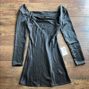 NWT ASTR Black Satin Mini Dress | Satin | Satin Dress | Little Black Dress
